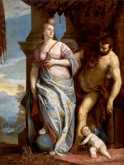 Alegoría de la sabiduría y la fuerza de François Boucher